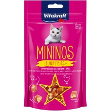 Vitakraft Mininos Chicken & Cheese Punky Bits 40g, VK34358, cat Treats, Vitakraft, cat Food, catsmart, Food, Treats